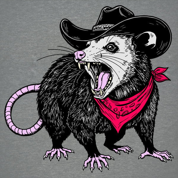 Howdy Possum - Adult & Kids T-Shirts, Sweatshirts & Hoodies apparel design preview 1