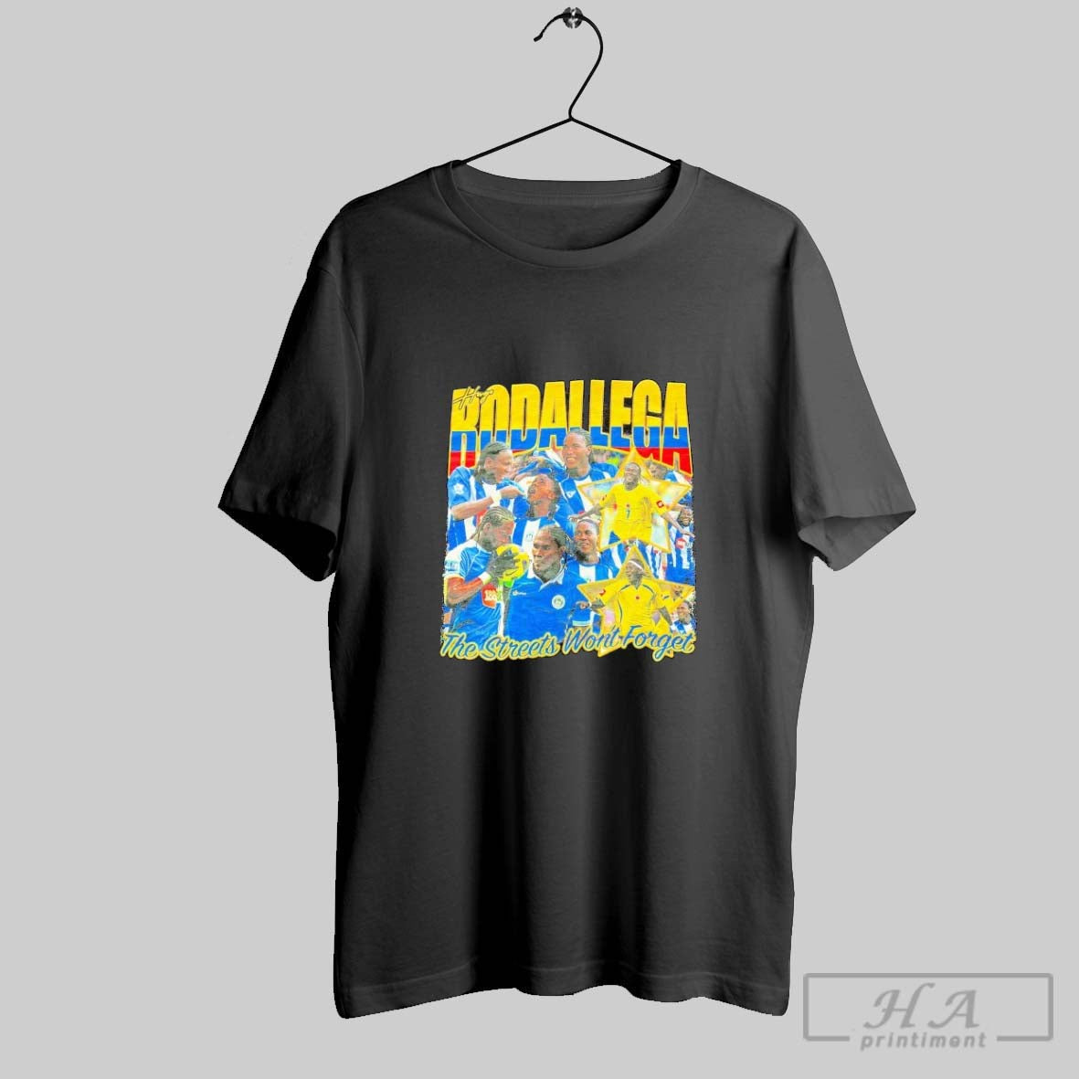 Hugo Rodallega The Streets Wont Forget - Adult & Kids T-Shirts, Sweatshirts & Hoodies apparel design preview 1
