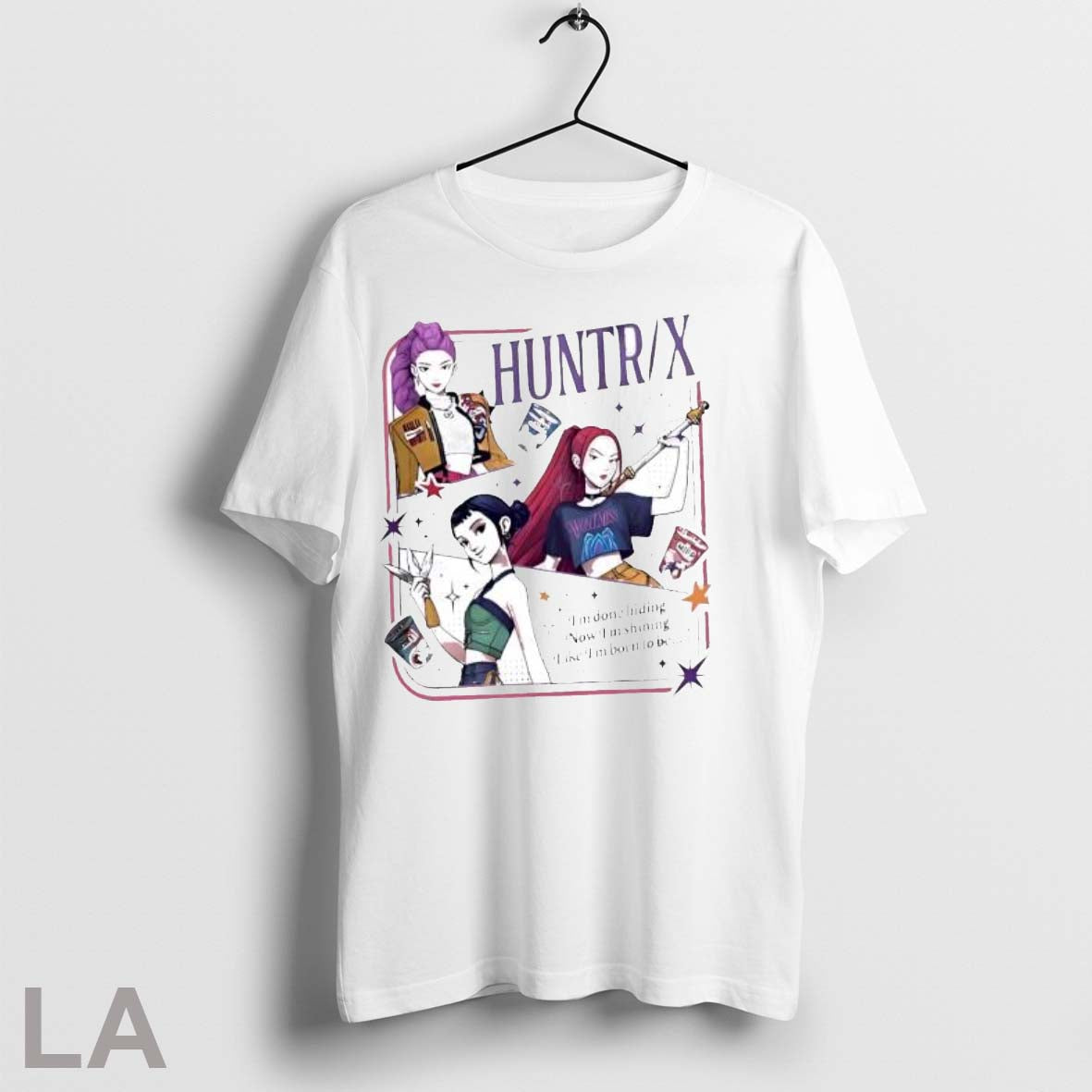 Huntrix Mira Rumi Joey Kpop Demon Hunters Merch - Adult & Kids T-Shirts, Sweatshirts & Hoodies apparel design preview 1
