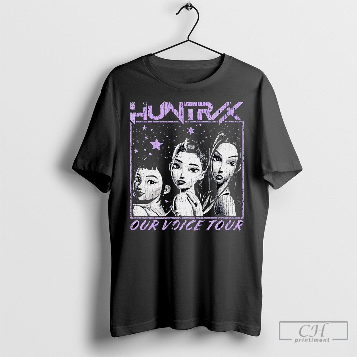 Huntrix Our Voice Tour - Adult & Kids T-Shirts, Sweatshirts & Hoodies apparel design preview 1