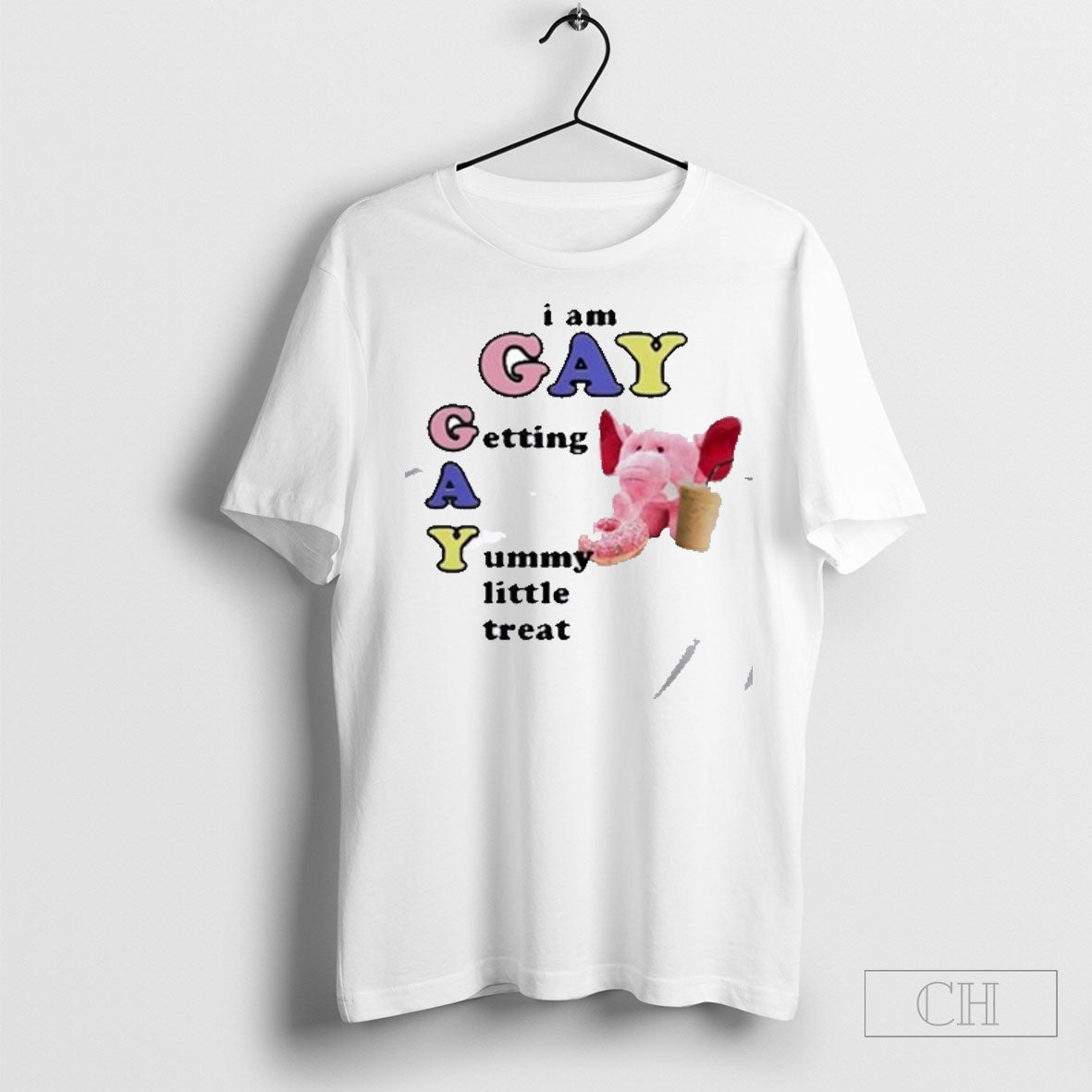 I Am Gay Getting A Yummy Little Treat - Adult & Kids T-Shirts, Sweatshirts & Hoodies apparel design preview 1