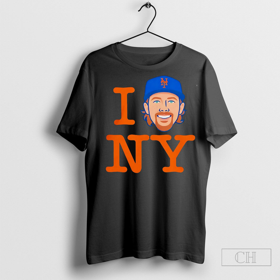 I Ny Mclean Mets Face - Adult & Kids T-Shirts, Sweatshirts & Hoodies apparel design preview 1