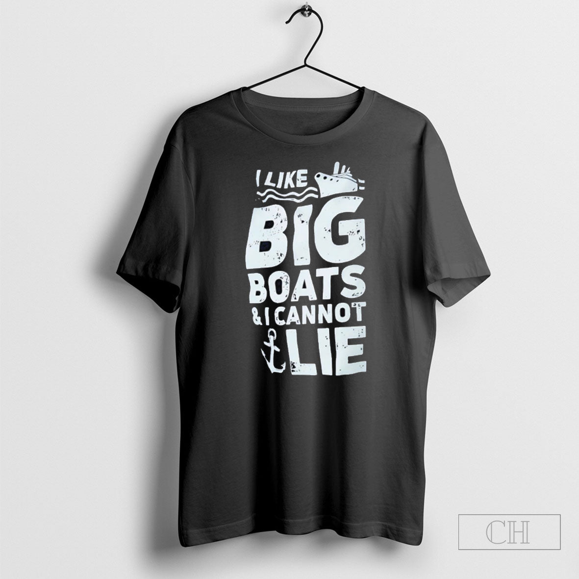 I Like Big Boats And Cannot Lie - Adult & Kids T-Shirts, Sweatshirts & Hoodies apparel design preview 1