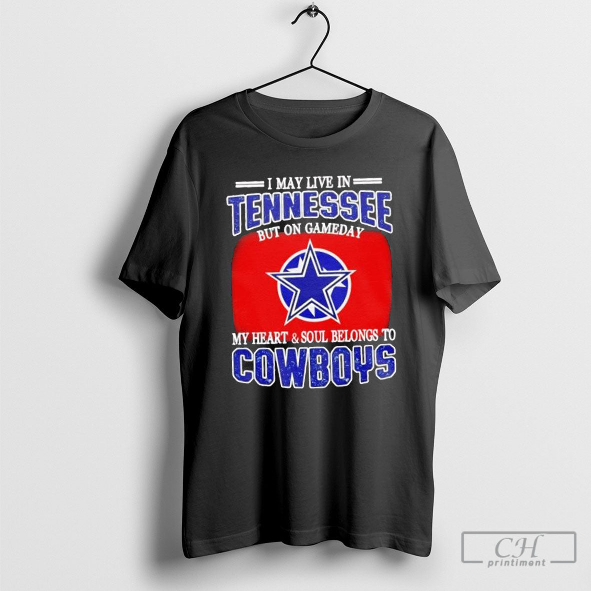 I Live In Tennessee And On Gameday My Heart Soul - Adult & Kids T-Shirts, Sweatshirts & Hoodies apparel design preview 1