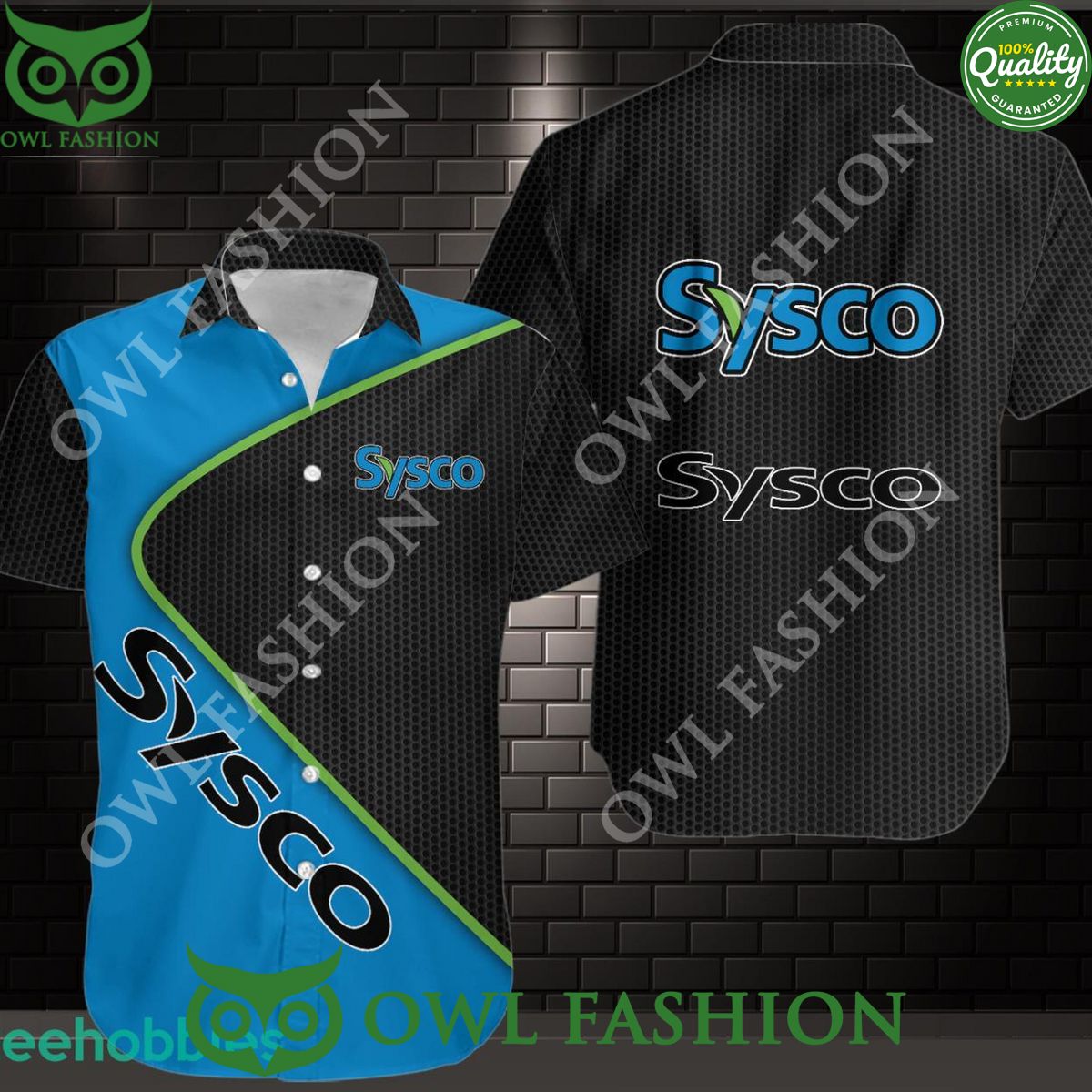 Food Company Sysco 3D Aloha Hawaiian - Adult & Kids T-Shirts, Sweatshirts & Hoodies apparel design preview 1