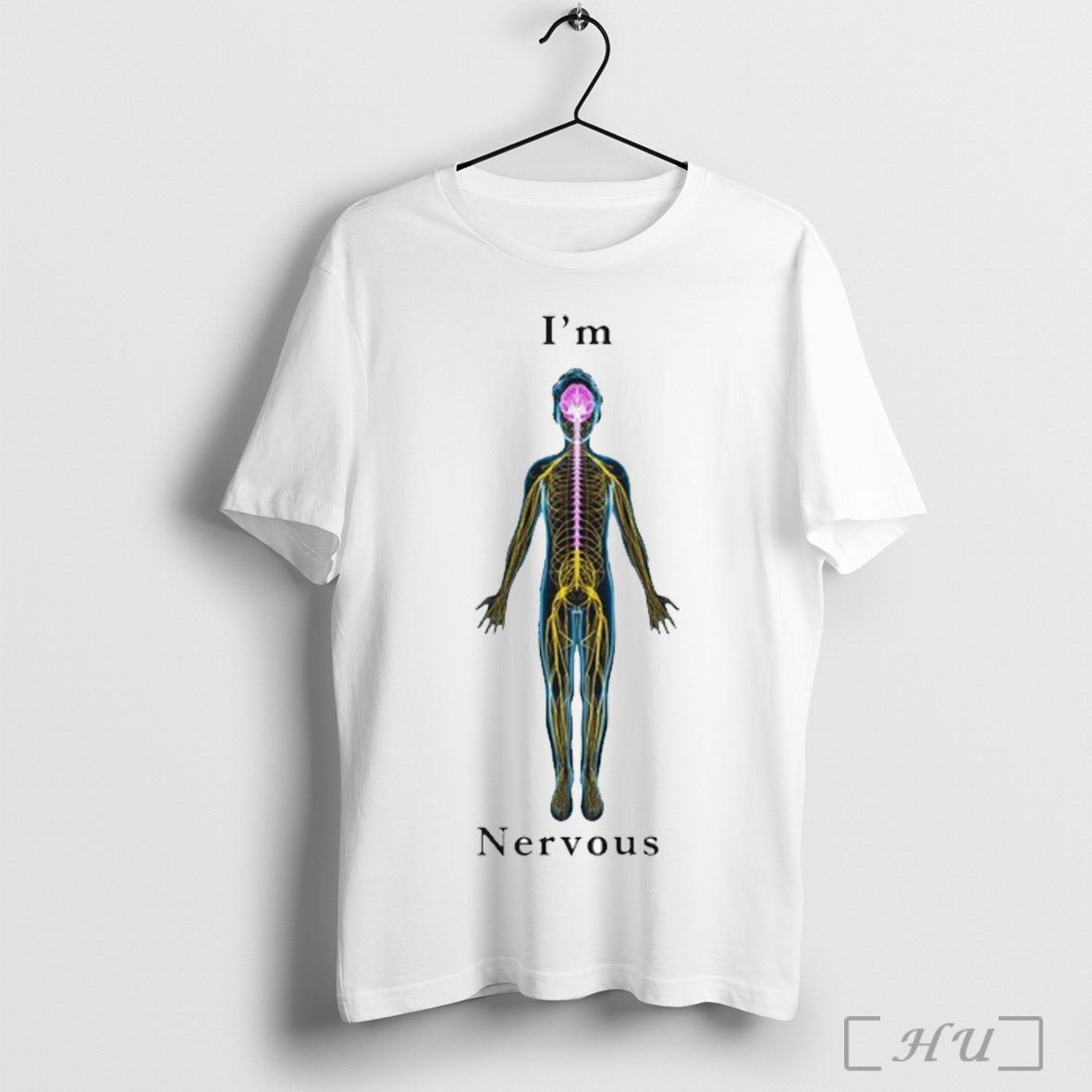 Im Nervous - Adult & Kids T-Shirts, Sweatshirts & Hoodies apparel design preview 1