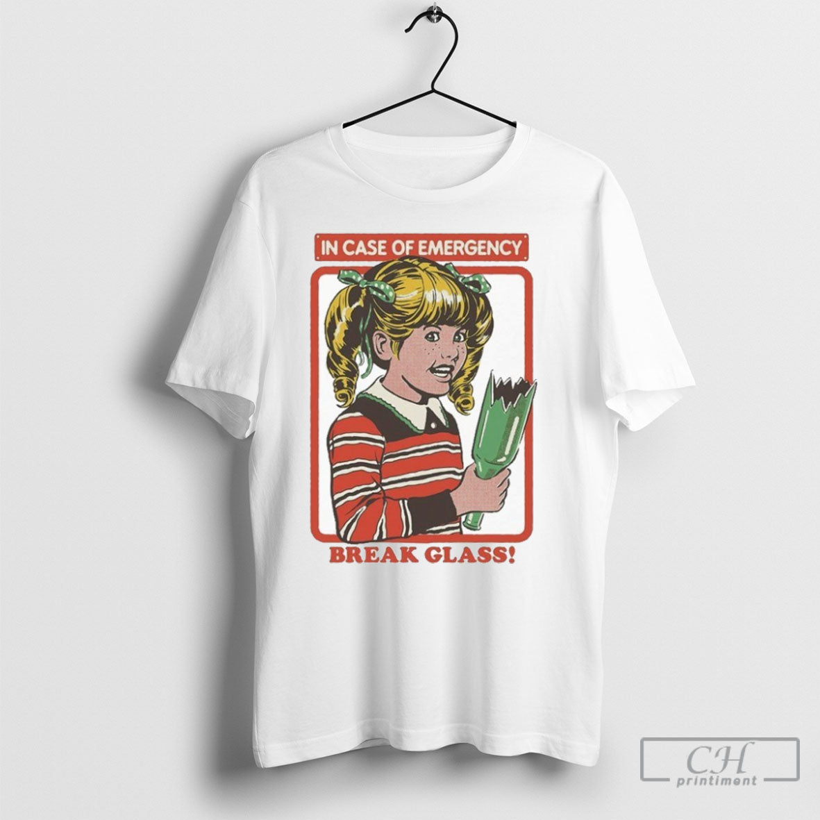 In Case Of Emergency Break Glass - Adult & Kids T-Shirts, Sweatshirts & Hoodies apparel design preview 1