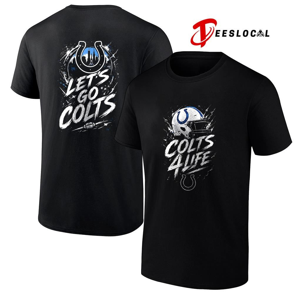 Indianapolis Colts x fan 4 life graphic - Adult & Kids T-Shirts, Sweatshirts & Hoodies apparel design preview 1