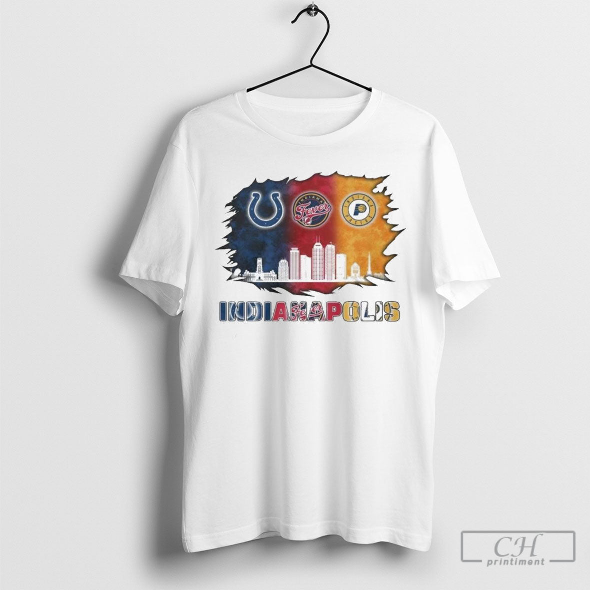 Indianapolis Sport Team Colts Fever And Pacers Logo - Adult & Kids T-Shirts, Sweatshirts & Hoodies apparel design preview 1