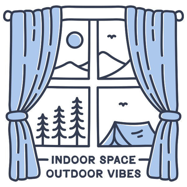 Indoor Space Outdoor Vibes - Adult & Kids T-Shirts, Sweatshirts & Hoodies apparel design preview 1