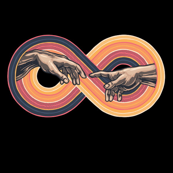 Infinite Creation - Adult & Kids T-Shirts, Sweatshirts & Hoodies apparel design preview 1