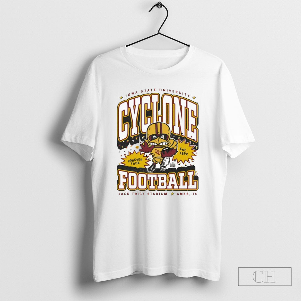 Iowa Cyclone Jack Trice Stadium Ames Ia Forever True - Adult & Kids T-Shirts, Sweatshirts & Hoodies apparel design preview 1