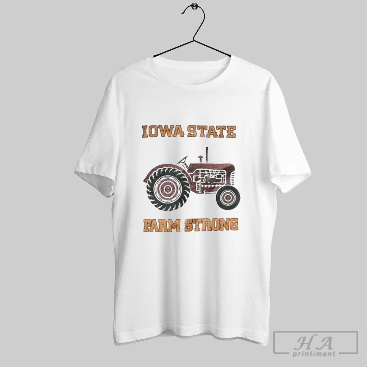 Iowa State Farm Strong Tractor - Adult & Kids T-Shirts, Sweatshirts & Hoodies apparel design preview 1