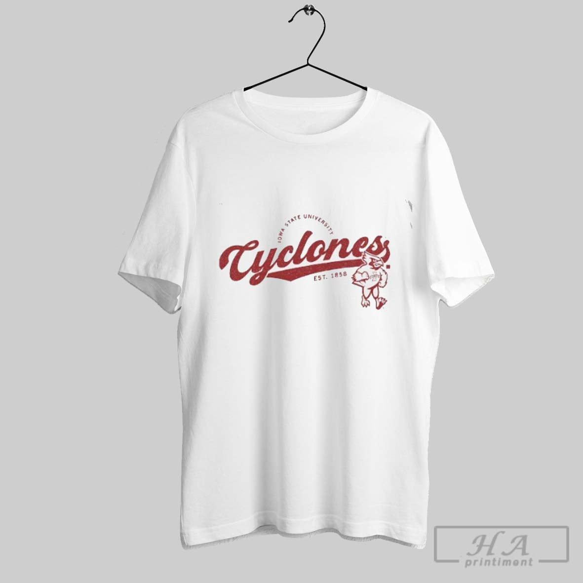 Iowa State University Cyclones Est 1858 - Adult & Kids T-Shirts, Sweatshirts & Hoodies apparel design preview 1