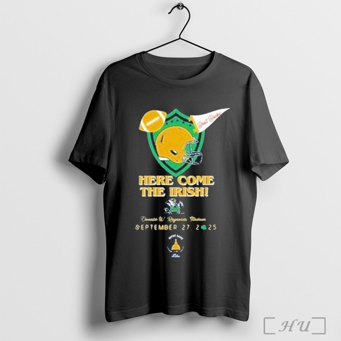 Irish Vs Razorbacks Game Day 2025 - Adult & Kids T-Shirts, Sweatshirts & Hoodies apparel design preview 1