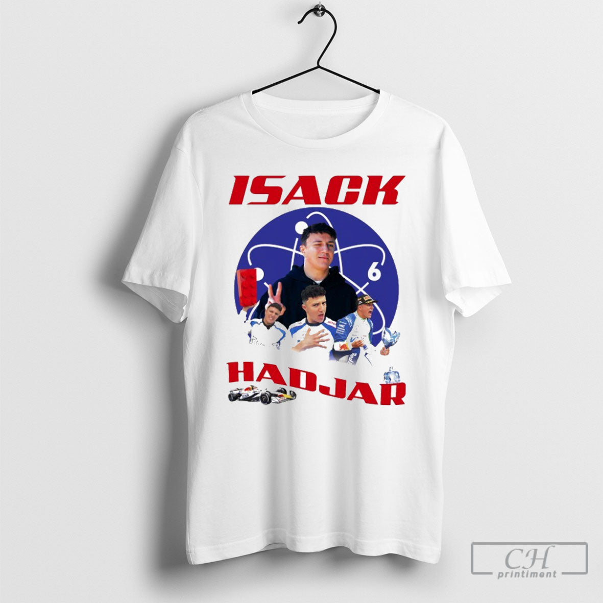 Isack Hadjar F1 Atom - Adult & Kids T-Shirts, Sweatshirts & Hoodies apparel design preview 1