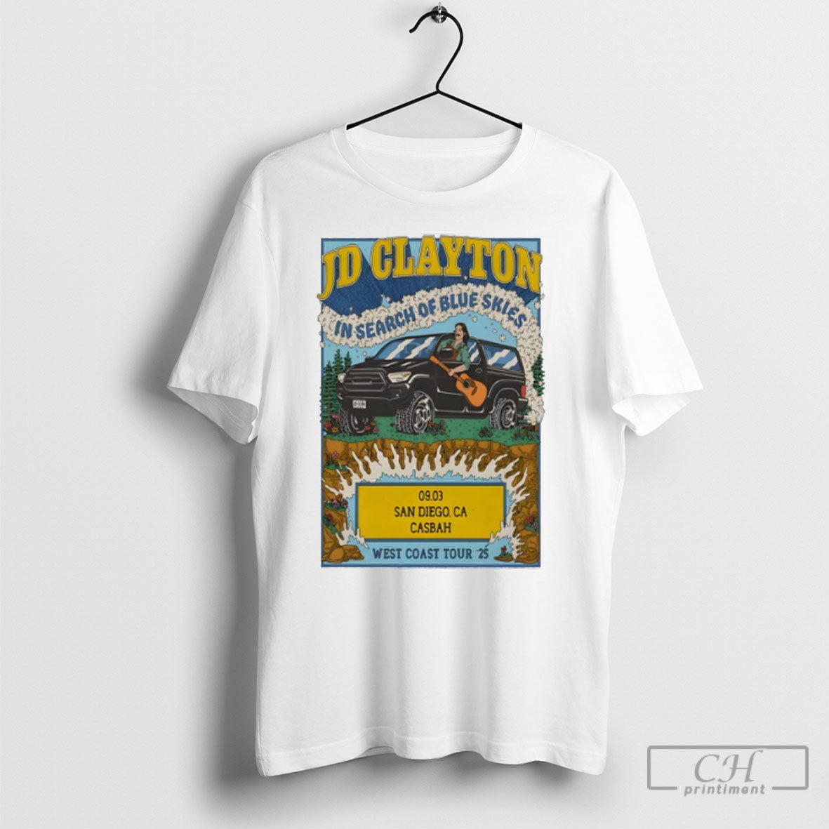 Jd Clayton San Diego Ca On September 3 2025 Poster - Adult & Kids T-Shirts, Sweatshirts & Hoodies apparel design preview 1
