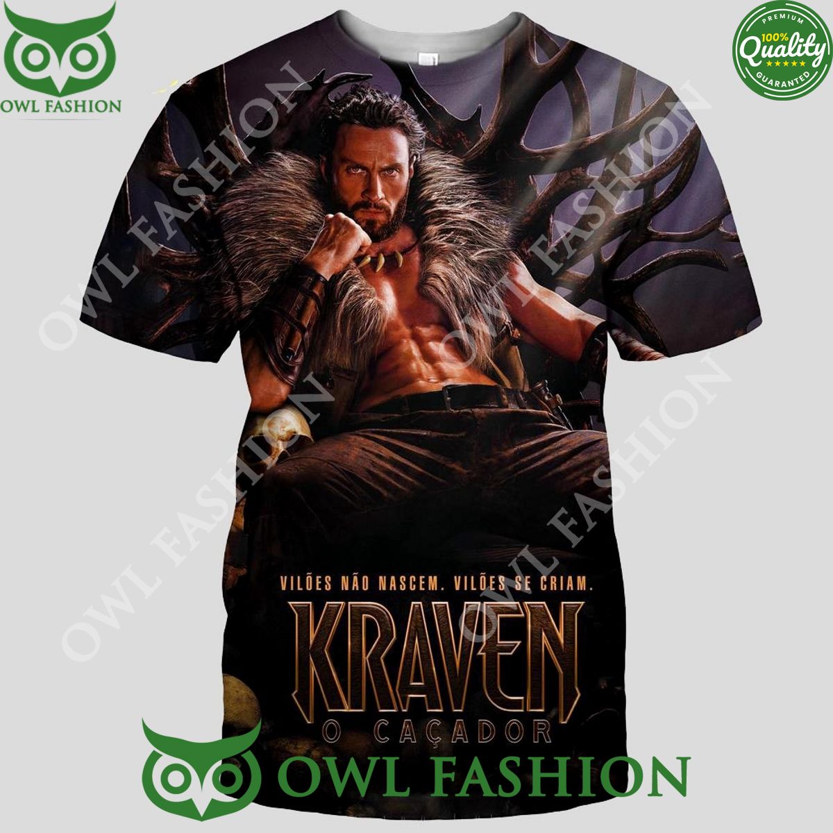 Kraven The Hunter Movie 2024 Cacador - Adult & Kids T-Shirts, Sweatshirts & Hoodies apparel design preview 1