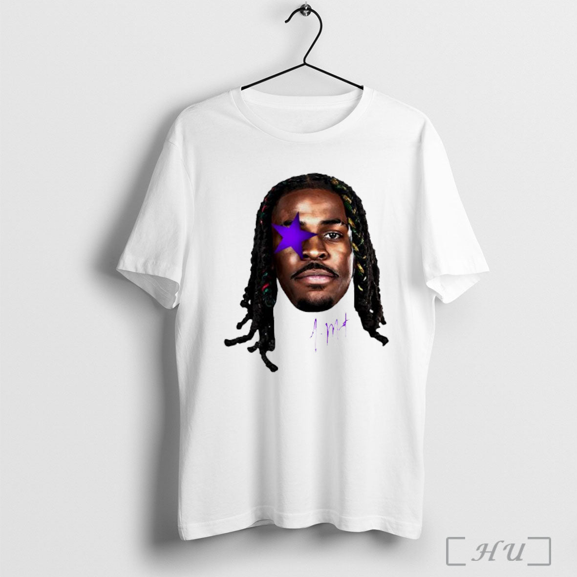 Ja Morant Star Big Head Signature - Adult & Kids T-Shirts, Sweatshirts & Hoodies apparel design preview 1
