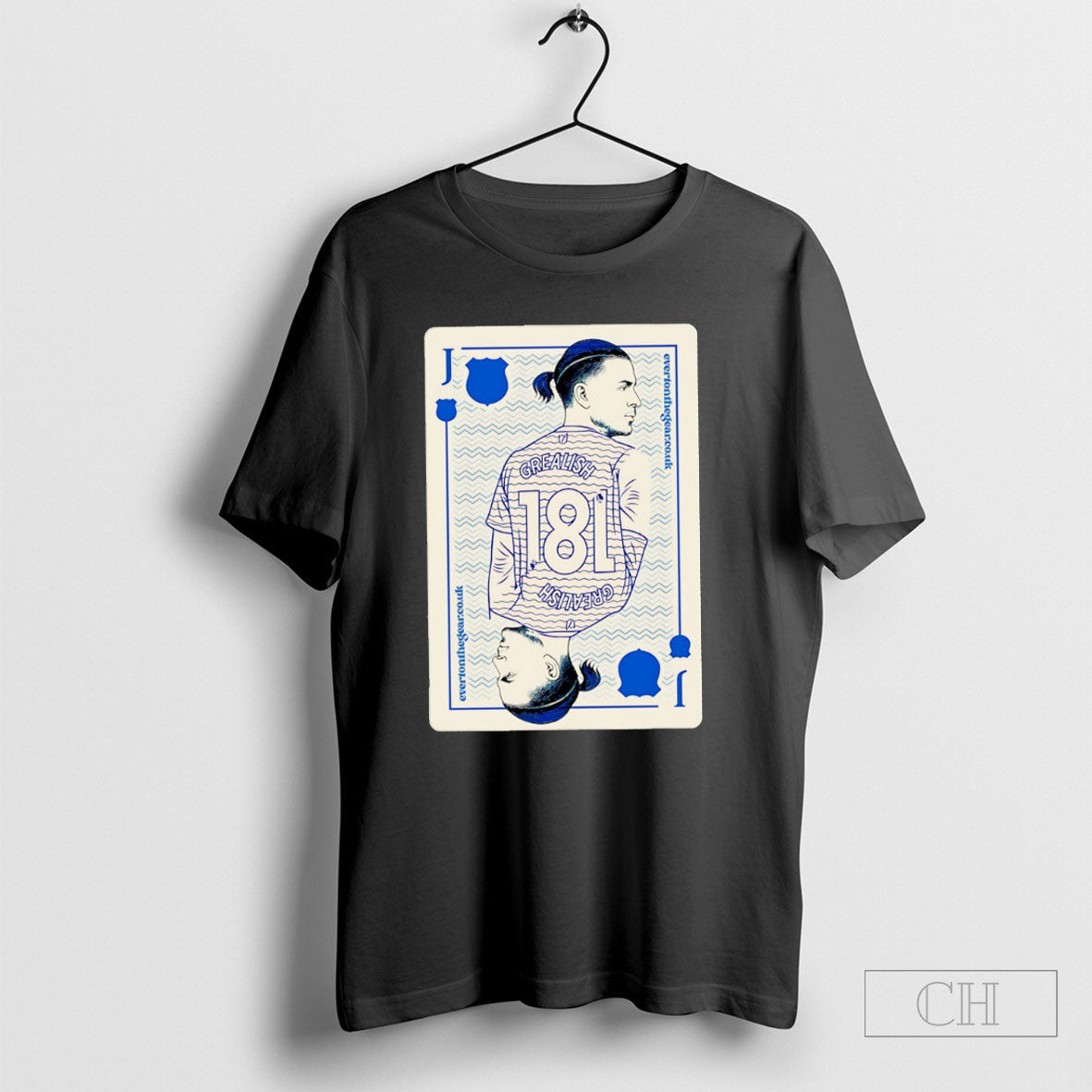 Jack Grealish Everton Fc Playing Card - Adult & Kids T-Shirts, Sweatshirts & Hoodies apparel design preview 1