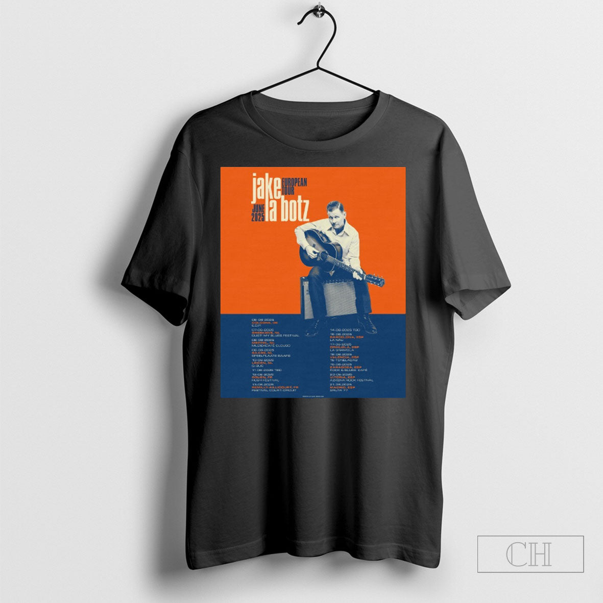 Jake La Botz European Tour June 2025 06 Cologne De E - Adult & Kids T-Shirts, Sweatshirts & Hoodies apparel design preview 1