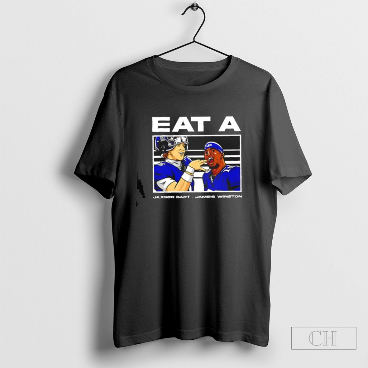 Jameis Winston And Jaxson Dart Eat A W New York - Adult & Kids T-Shirts, Sweatshirts & Hoodies apparel design preview 1