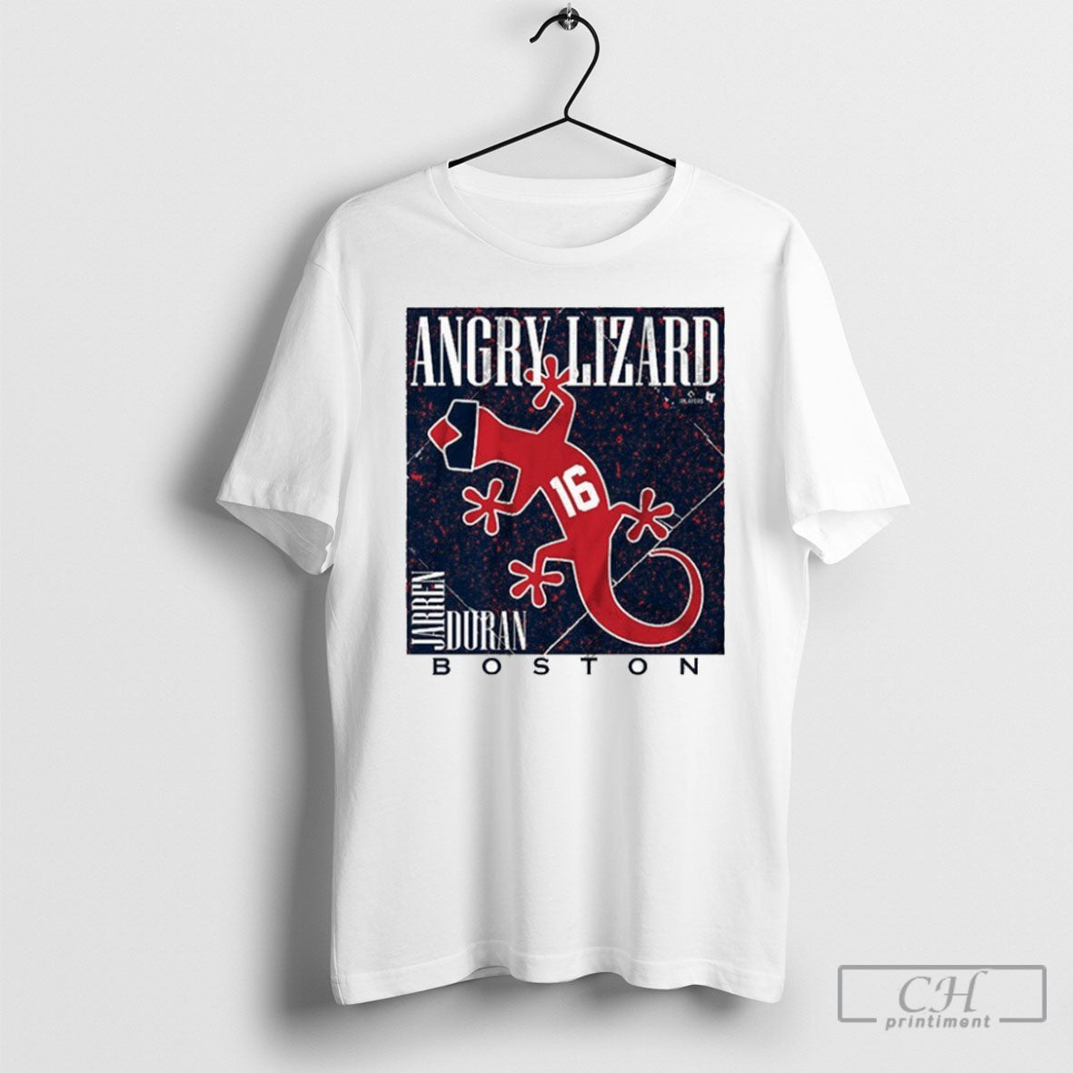 Jarren Duran Angry Lizard Boston Red Sox - Adult & Kids T-Shirts, Sweatshirts & Hoodies apparel design preview 1
