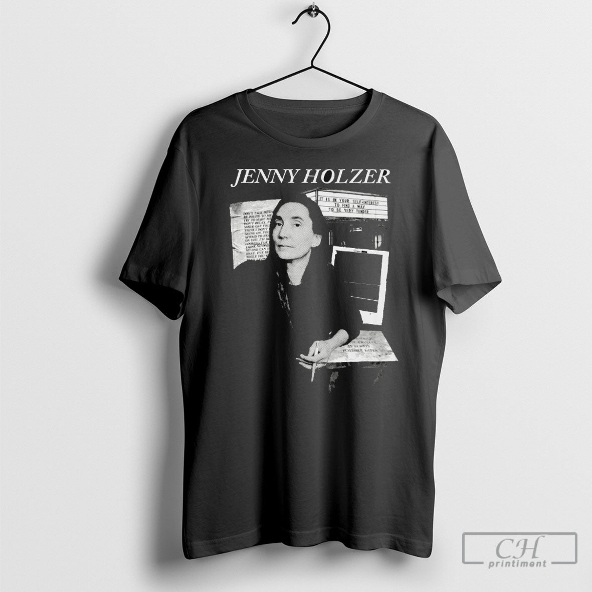 Jenny Holzer It Is In Your Self Interest To Find A - Adult & Kids T-Shirts, Sweatshirts & Hoodies apparel design preview 1