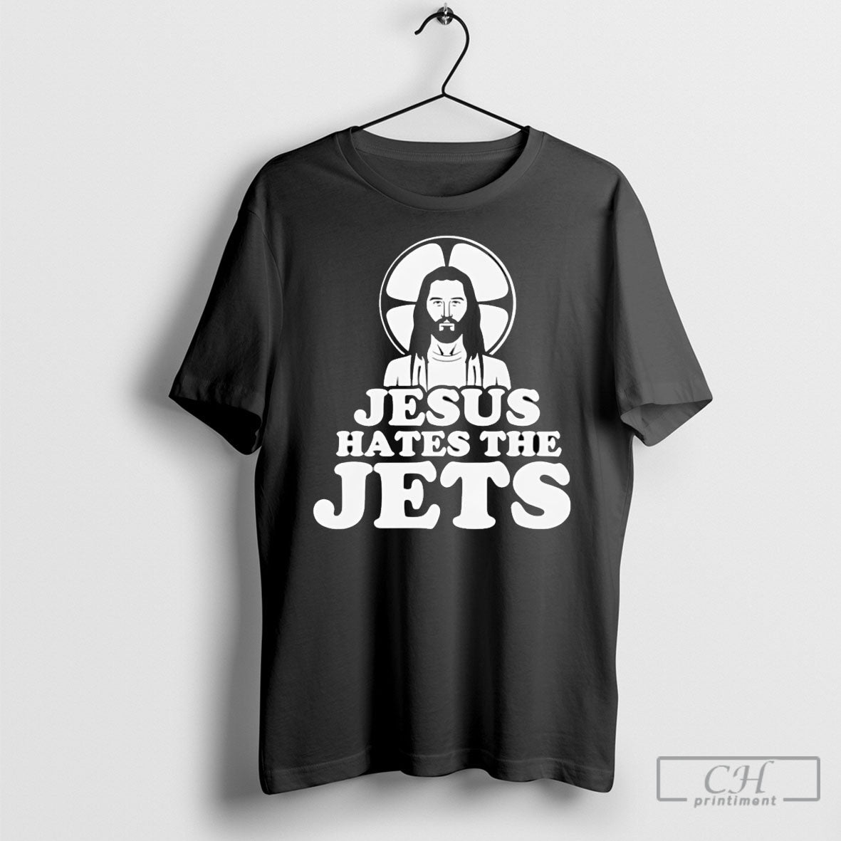 Jesus Hates The Jets Sweater - Adult & Kids T-Shirts, Sweatshirts & Hoodies apparel design preview 1