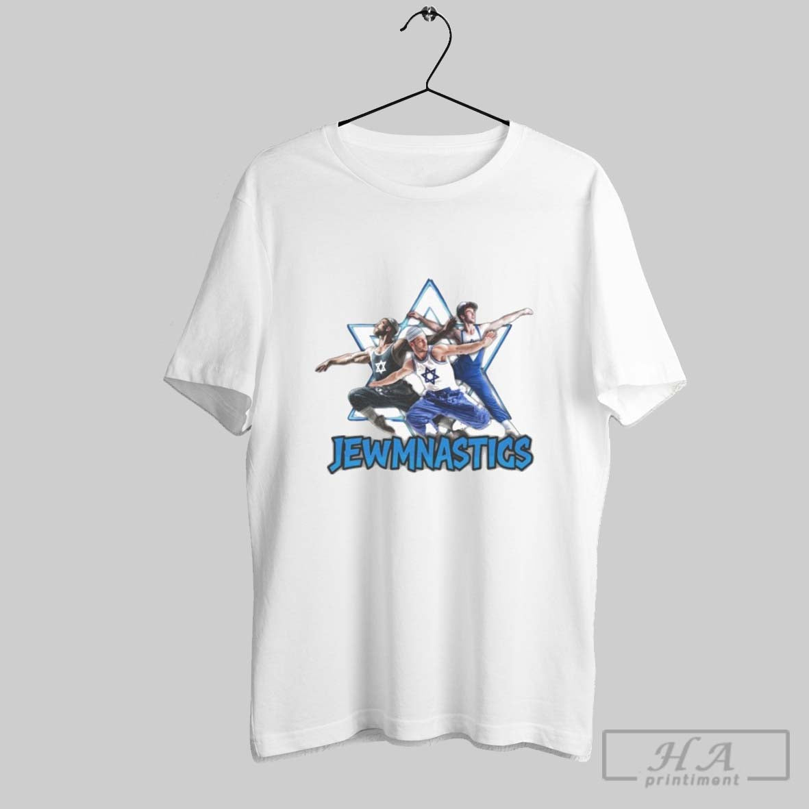 Jewmnastics Israel - Adult & Kids T-Shirts, Sweatshirts & Hoodies apparel design preview 1