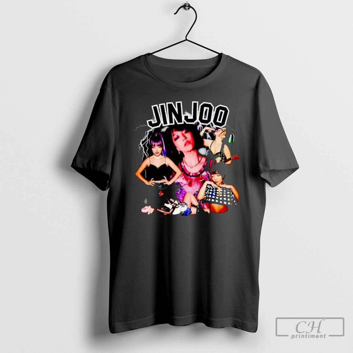 Jinjoo Electric Guitar Collage Graphic - Adult & Kids T-Shirts, Sweatshirts & Hoodies apparel design preview 1