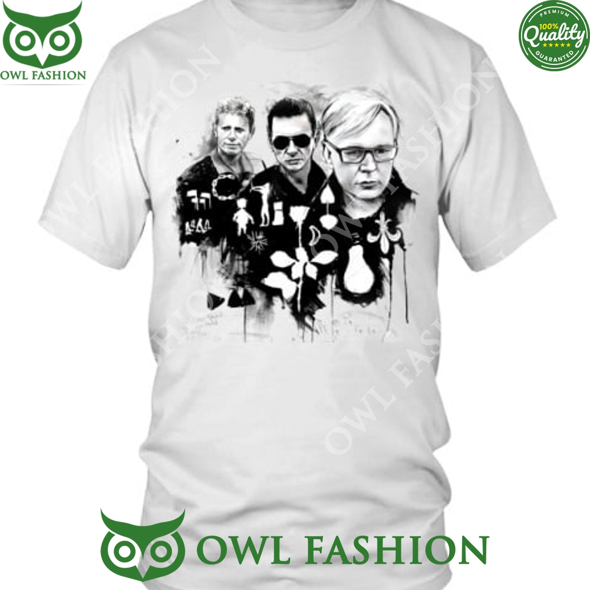 Depeche Mode Musical band Dot Com Members - Adult & Kids T-Shirts, Sweatshirts & Hoodies apparel design preview 1