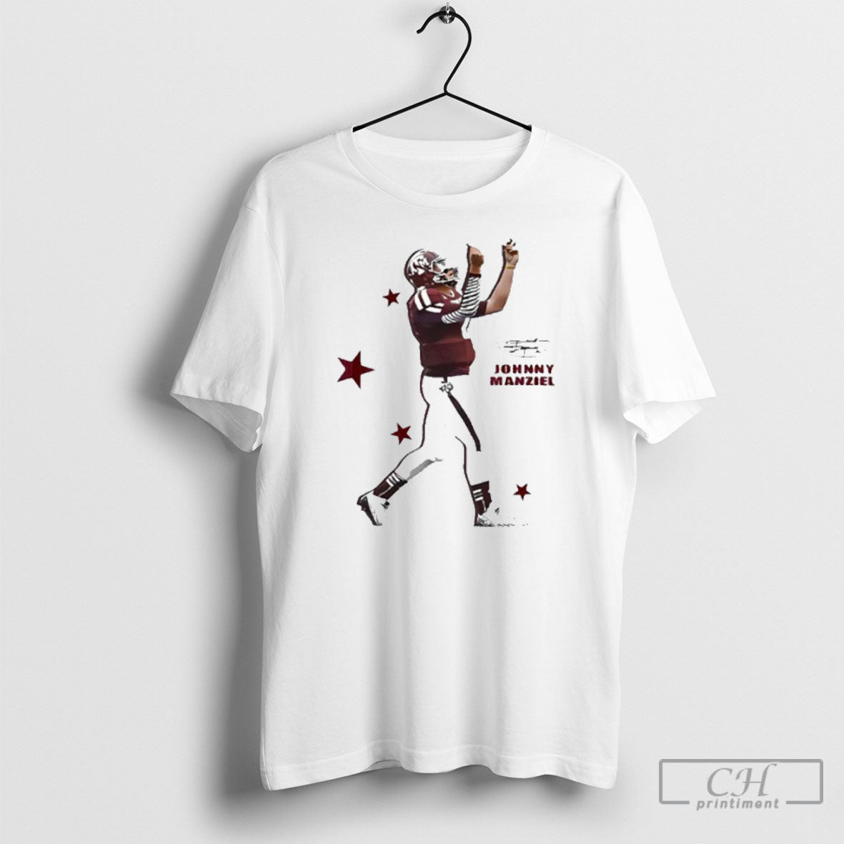 Johnny Manziel Texas Am Aggies College Football - Adult & Kids T-Shirts, Sweatshirts & Hoodies apparel design preview 1