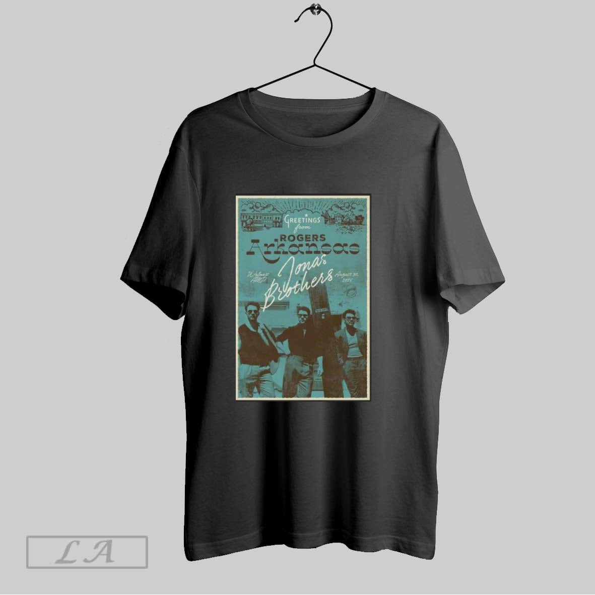 Jonas Brothers Rogers Ar August 30 2025 Concert - Adult & Kids T-Shirts, Sweatshirts & Hoodies apparel design preview 1