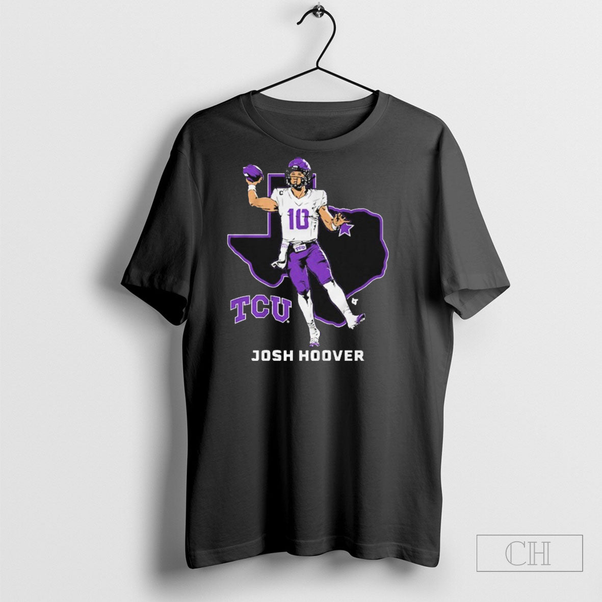 Josh Hoover State Star Tcu Horned Frogs - Adult & Kids T-Shirts, Sweatshirts & Hoodies apparel design preview 1