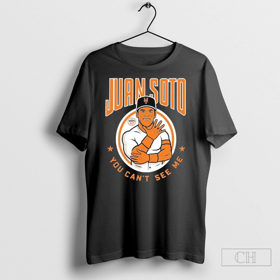 Juan Soto You Cant See Me New York Mets - Adult & Kids T-Shirts, Sweatshirts & Hoodies apparel design preview 1