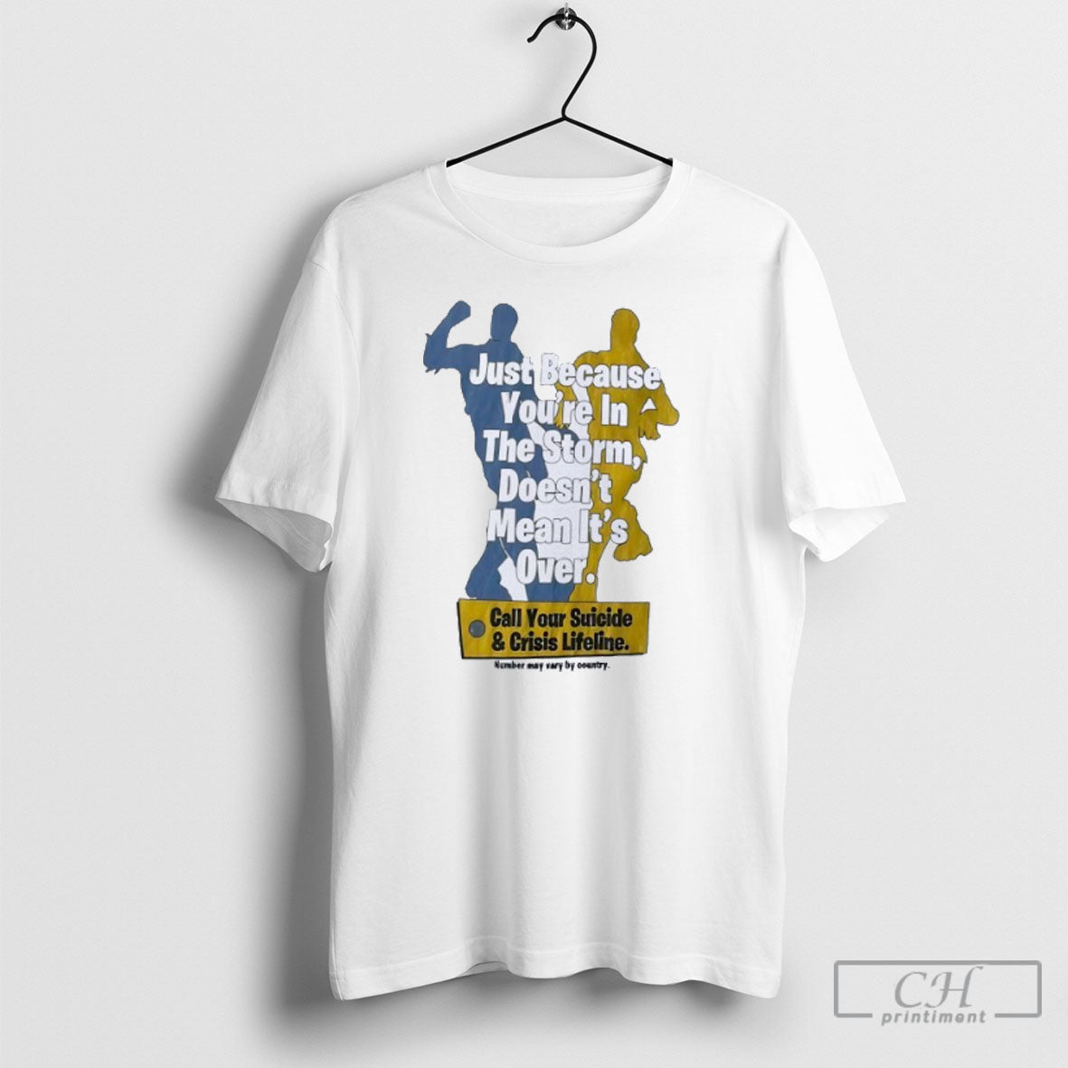 Just Because Youre In The Storm Doesnt Mean Its Over - Adult & Kids T-Shirts, Sweatshirts & Hoodies apparel design preview 1