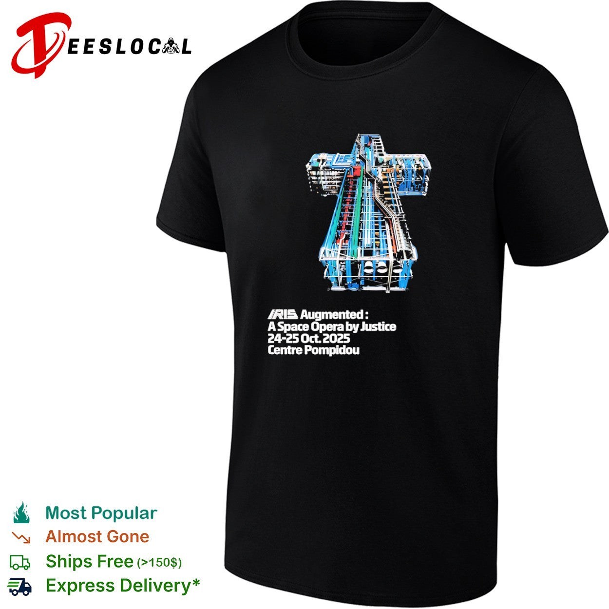 Justice IRIS Augmented A Space Opera at Centre - Adult & Kids T-Shirts, Sweatshirts & Hoodies apparel design preview 1