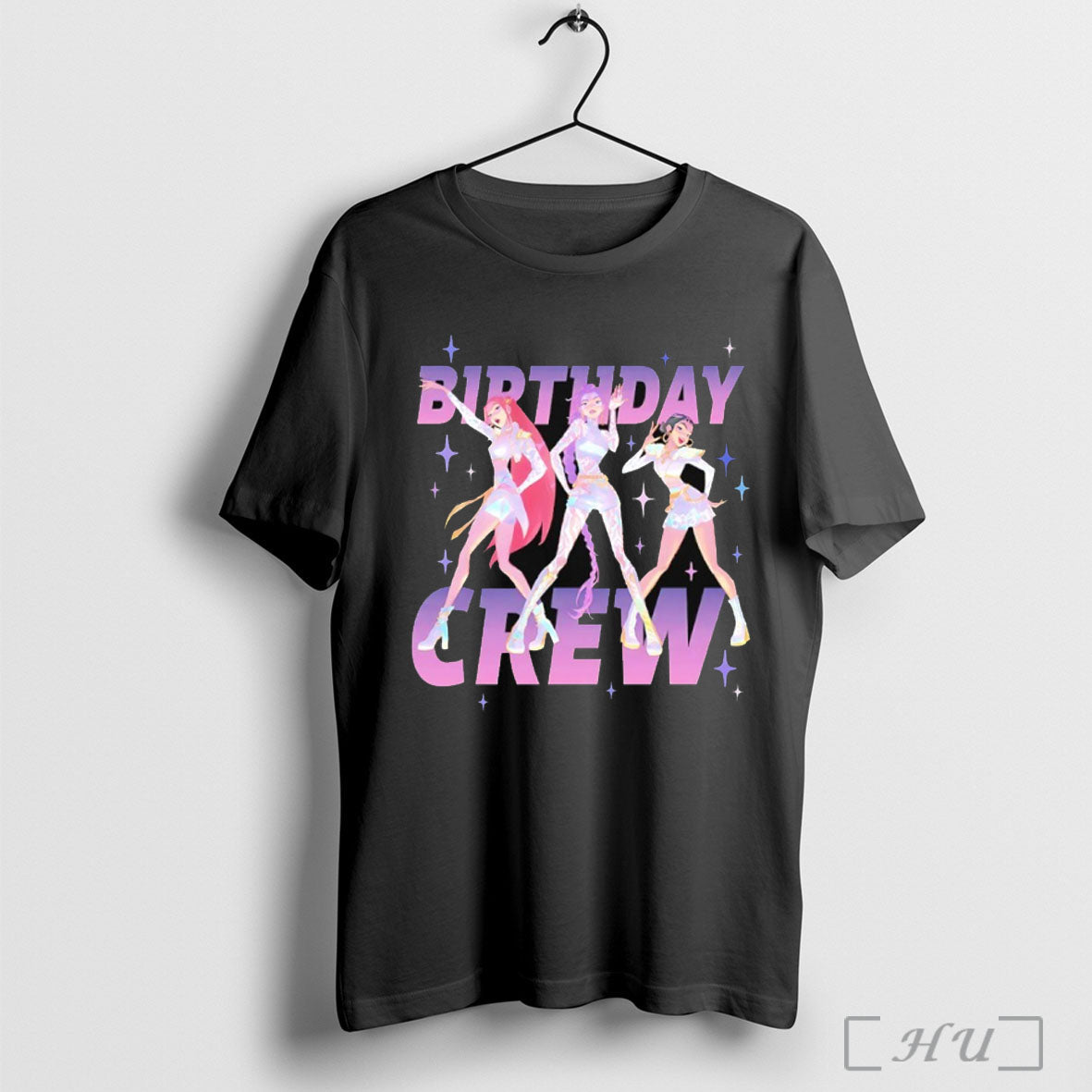 Kpop Demon Hunters Birthday Crew - Adult & Kids T-Shirts, Sweatshirts & Hoodies apparel design preview 1