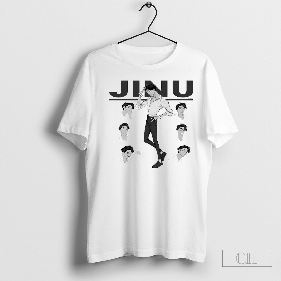 Kpop Demon Hunters Jinu Expressions - Adult & Kids T-Shirts, Sweatshirts & Hoodies apparel design preview 1