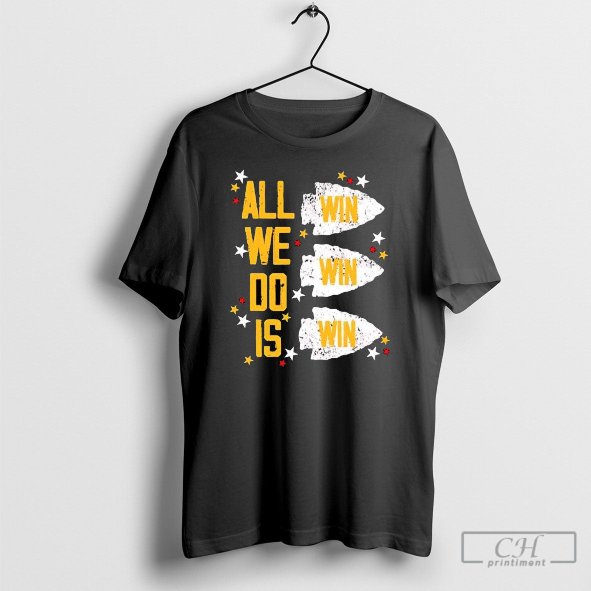 Kansas City Chiefs All We Do Is Win - Adult & Kids T-Shirts, Sweatshirts & Hoodies apparel design preview 1