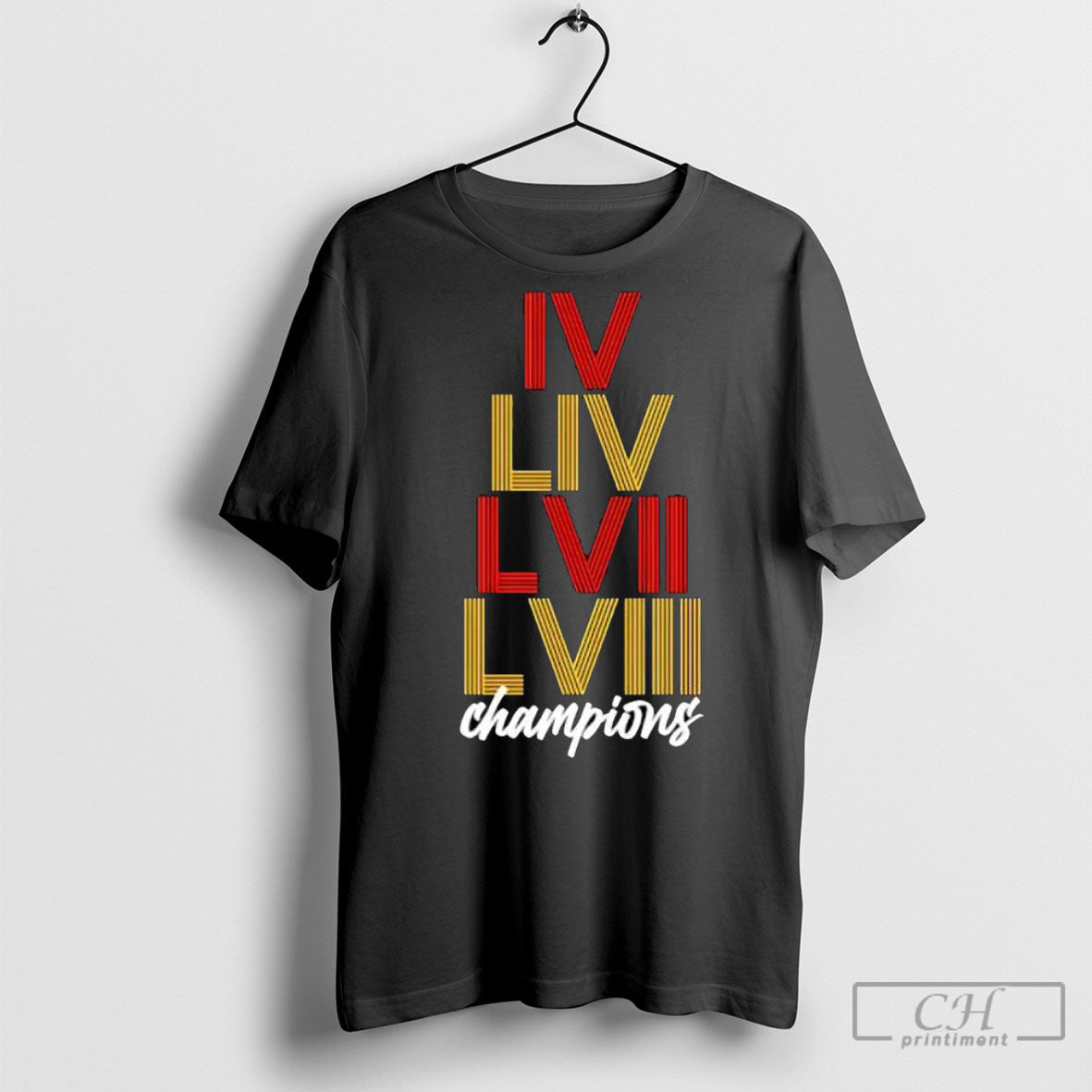 Kansas City Chiefs Lviii Stack Football - Adult & Kids T-Shirts, Sweatshirts & Hoodies apparel design preview 1