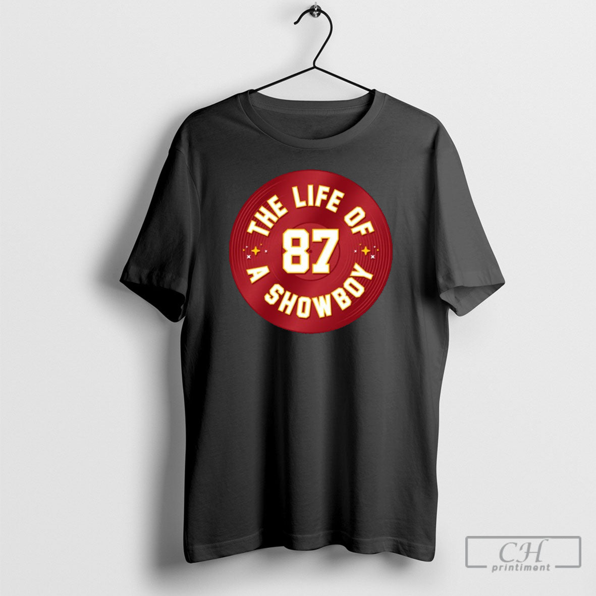 Kansas City Chiefs The Life Of A Showboy 87 T - Adult & Kids T-Shirts, Sweatshirts & Hoodies apparel design preview 1