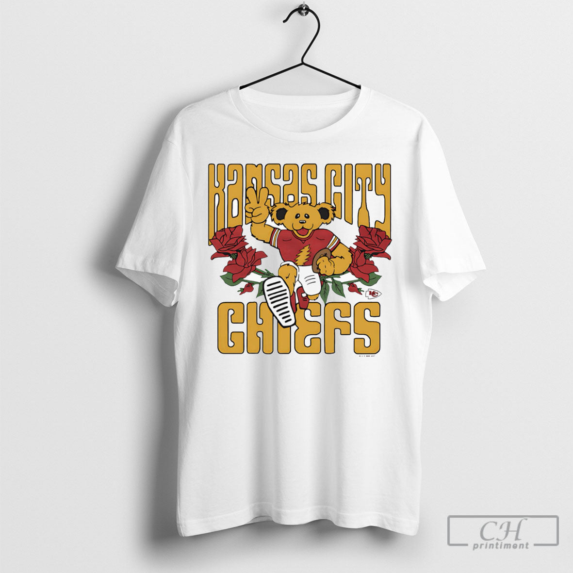 Kansas City Chiefs X Grateful Dead - Adult & Kids T-Shirts, Sweatshirts & Hoodies apparel design preview 1