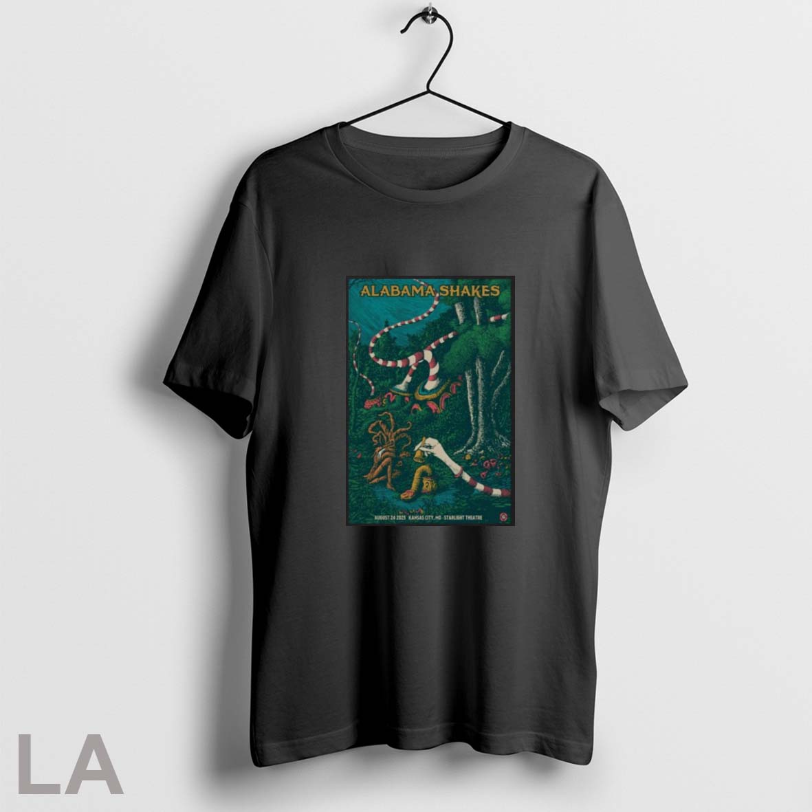 Kansas City Mo Show Alabama Shakes Aug 24 2025 Poster - Adult & Kids T-Shirts, Sweatshirts & Hoodies apparel design preview 1