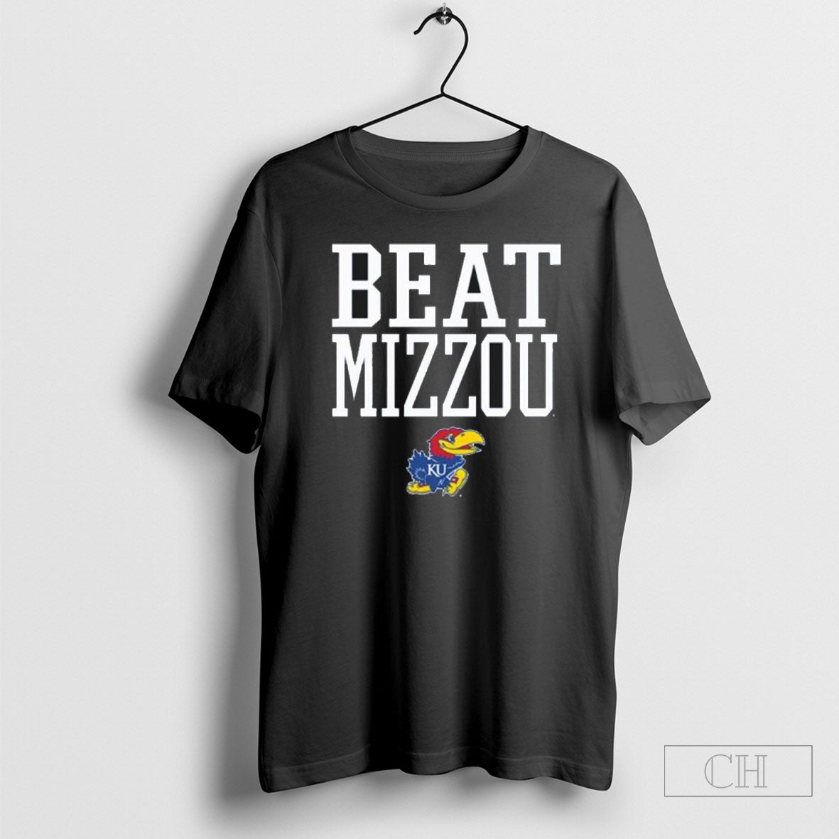 Kansas Jayhawks Beat Missouri Tigers Border Showdown - Adult & Kids T-Shirts, Sweatshirts & Hoodies apparel design preview 1