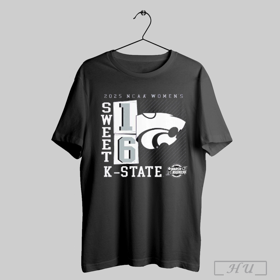 Kansas State Wildcats 2025 Ncaa Womens March Madness - Adult & Kids T-Shirts, Sweatshirts & Hoodies apparel design preview 1