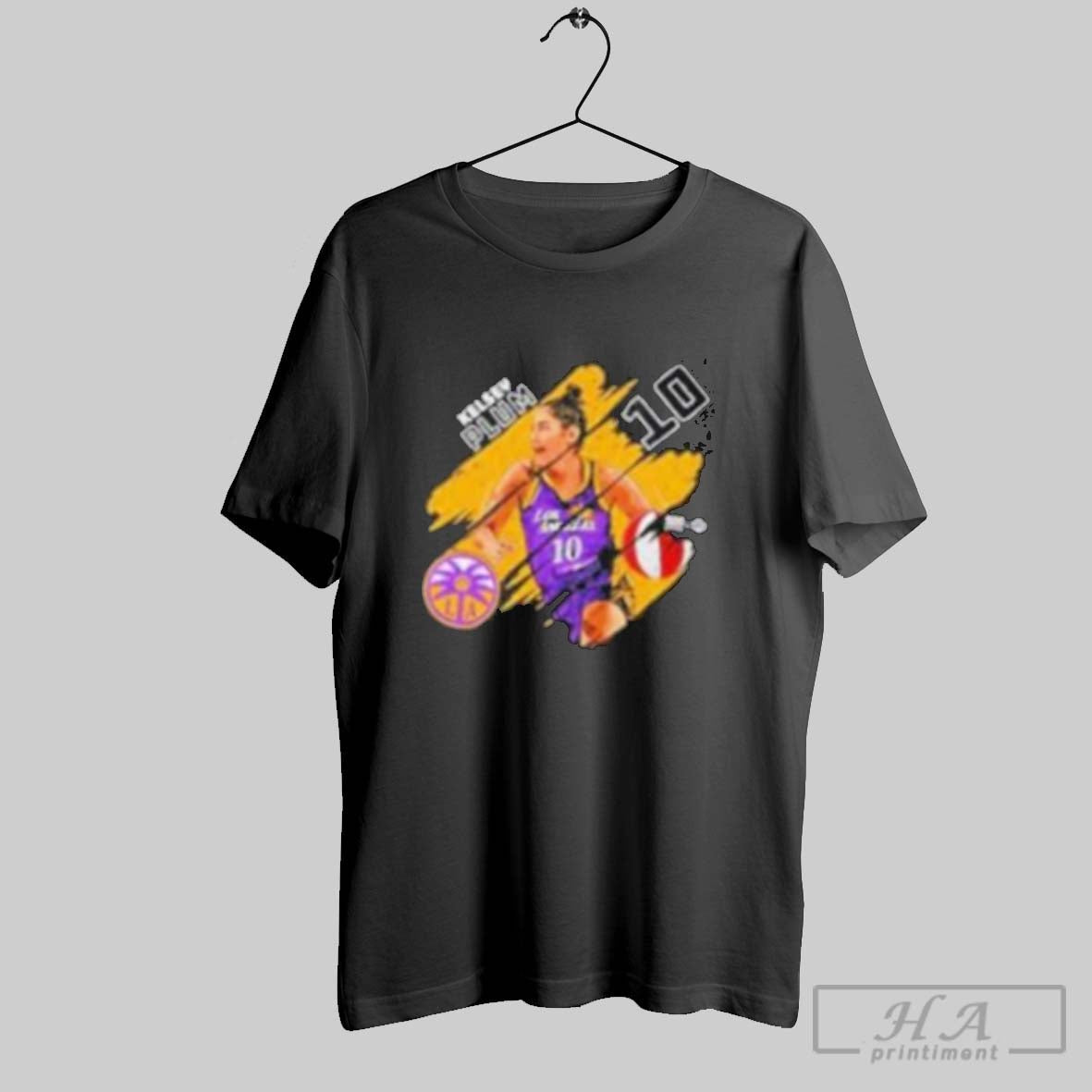 Kelsey Plum Los Angeles Sparks Stripes - Adult & Kids T-Shirts, Sweatshirts & Hoodies apparel design preview 1