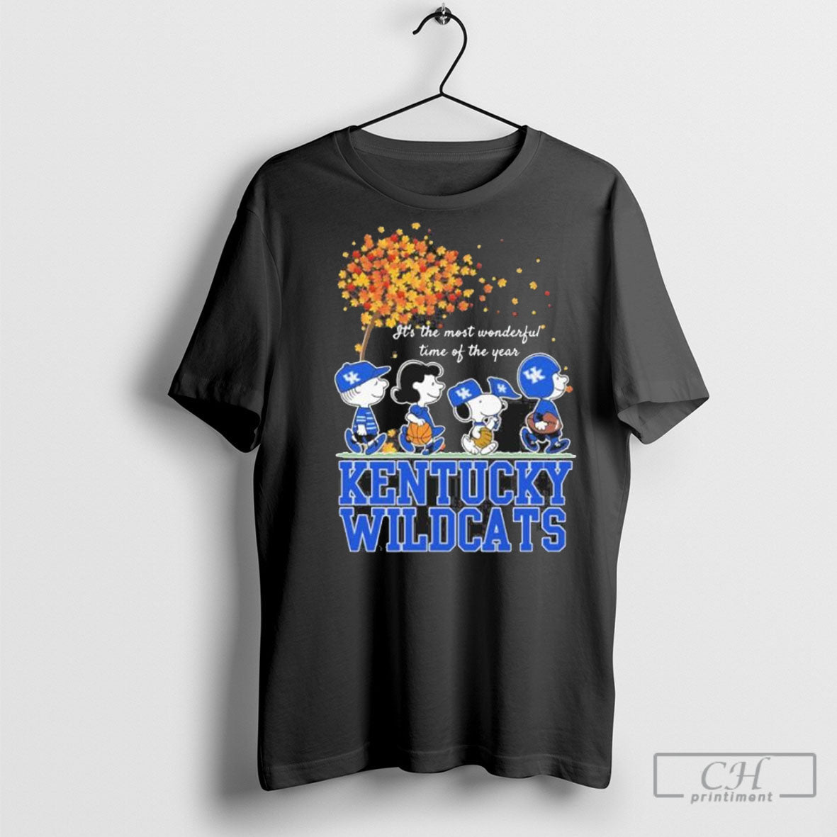 Kentucky Wildcats And Peanuts Characters Its The Most - Adult & Kids T-Shirts, Sweatshirts & Hoodies apparel design preview 1