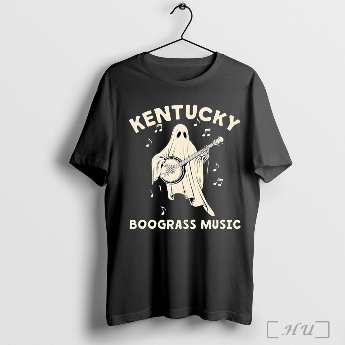 Kentucky Ghost Boograss Music - Adult & Kids T-Shirts, Sweatshirts & Hoodies apparel design preview 1